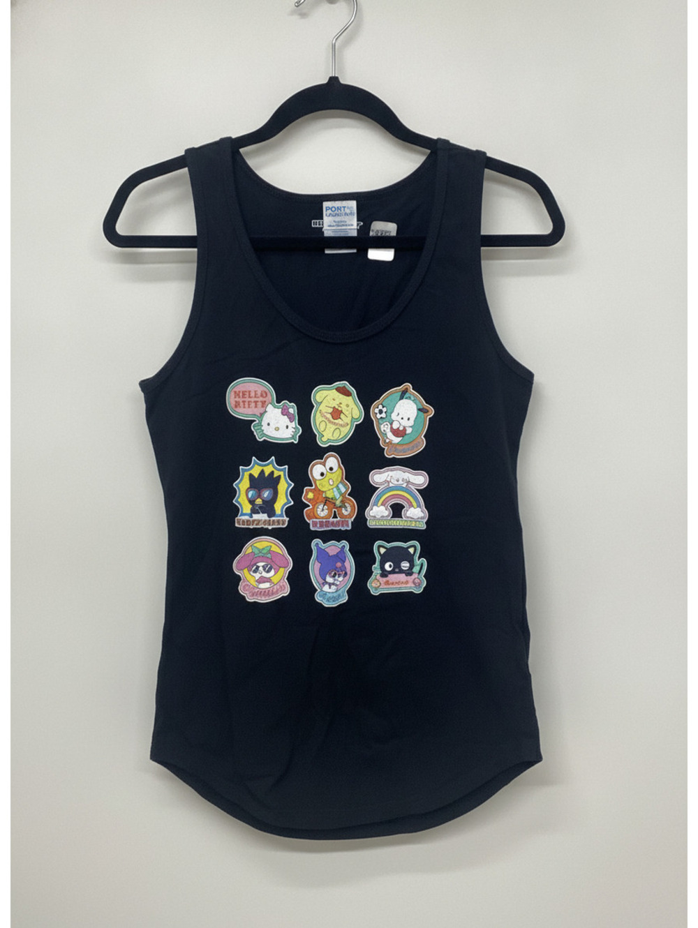 Hello Kitty & Friends Women’s Tank Top Small Sanrio Kawaii Cute Cartoon Shirt Te